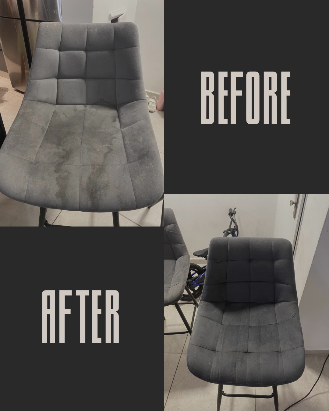 Black Grey Brown Beauty Hair Before After Collage Instagram Post (7)